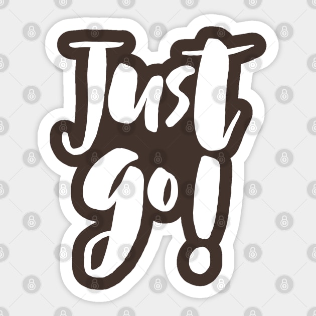 Just Go! Sticker by PeppermintClover